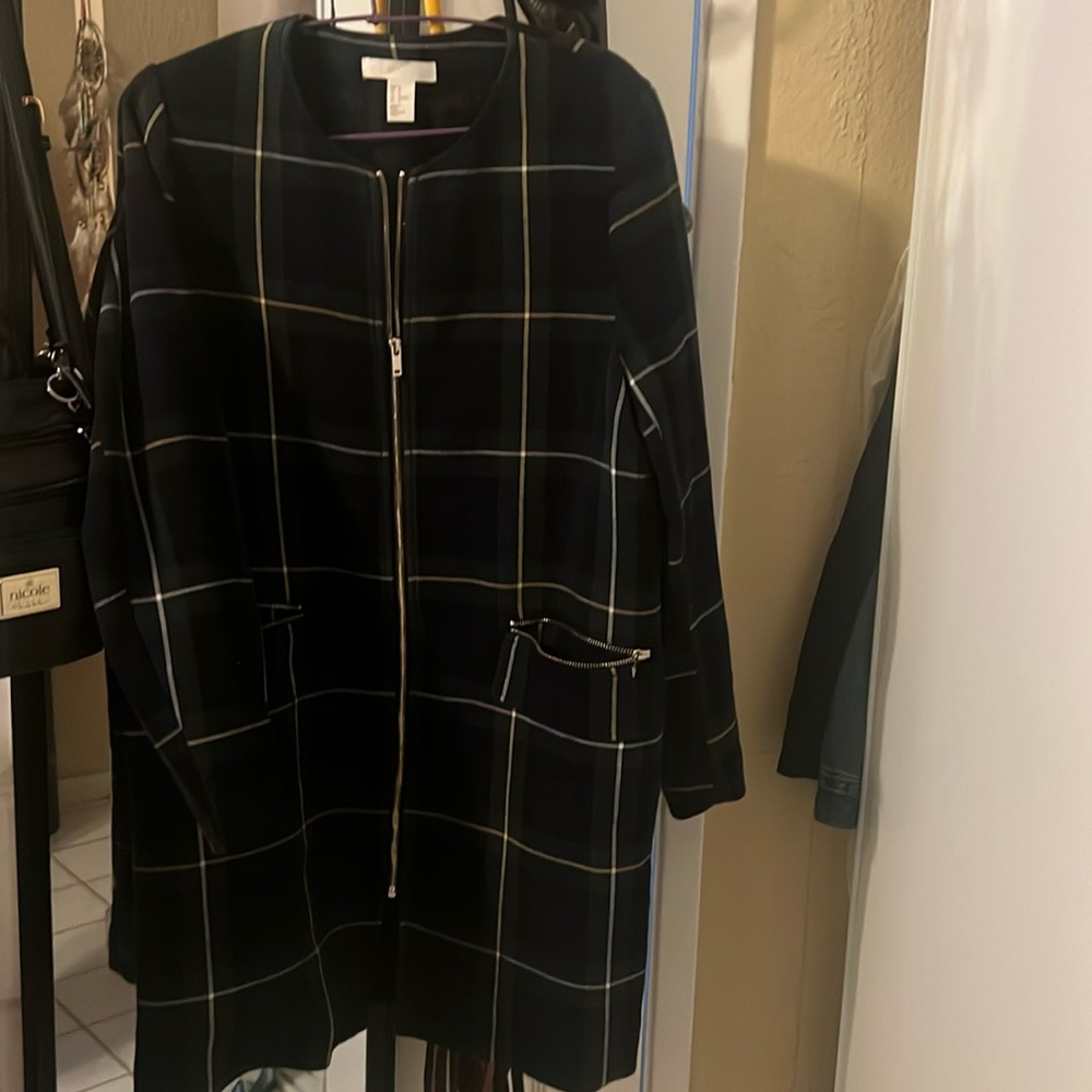 H&m round neck coat